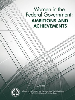 cover image of Women in the Federal Government